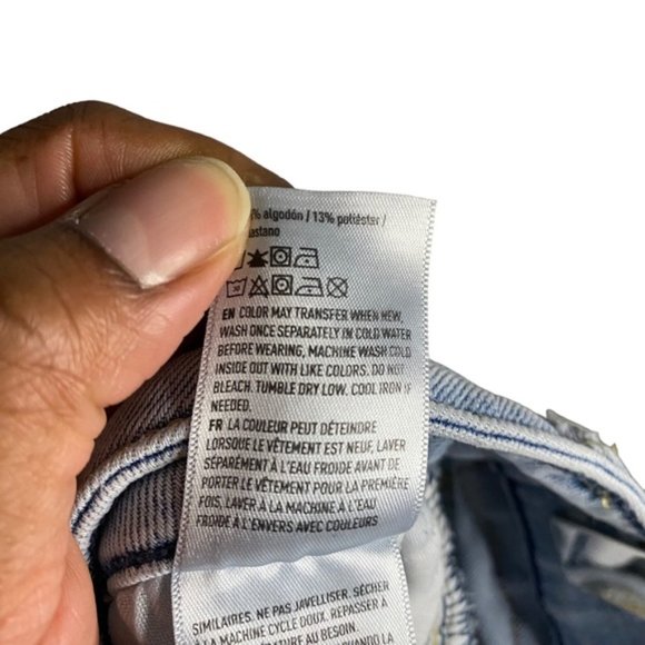 American Eagle Men's Light Wash Slim Denim Jeans - Picture 7 of 9